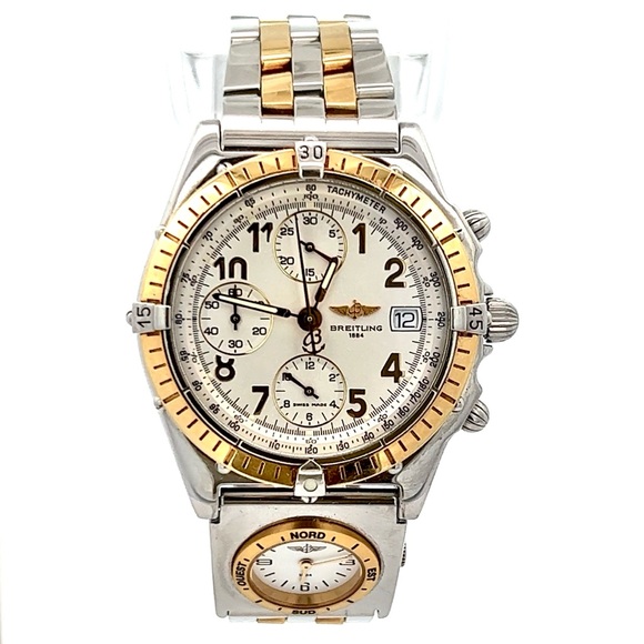 Breitling Other - BREITLING CHRONOMAT UTC 40mm Automatic 2 Tone Watch